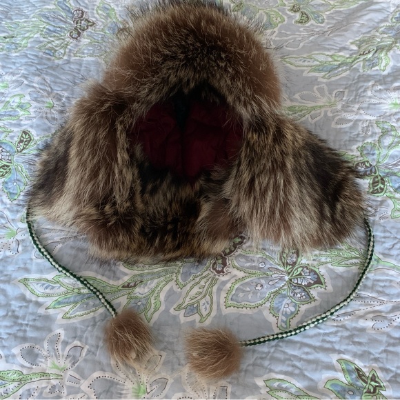 Leather and Fur Winter Hat - Picture 2 of 6